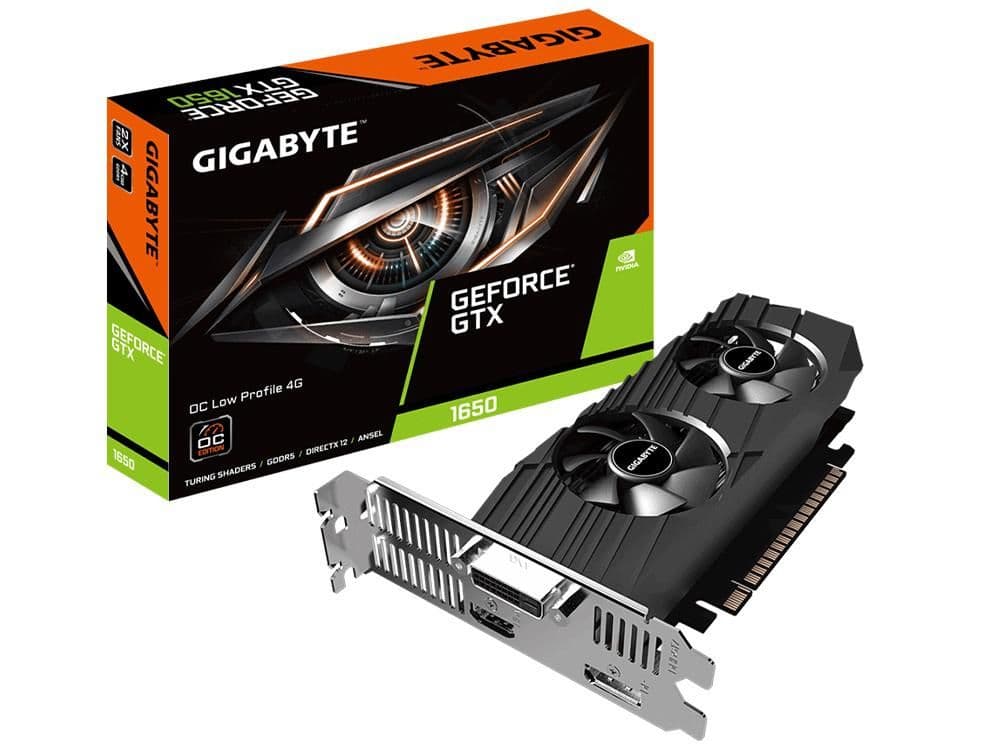 Gigabyte OC Low Profile GeForce GTX 1650 G5 4GB GDDR5 Black main image