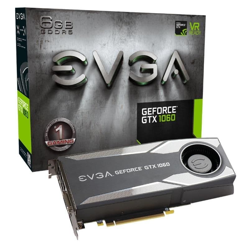 EVGA GeForce GTX 1060 GAMING 6GB GDDR5 Black / Silver main image