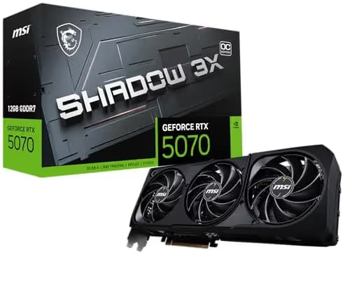 MSI GeForce RTX 5070 12G SHADOW 3X OC 12GB GDDR7 main image
