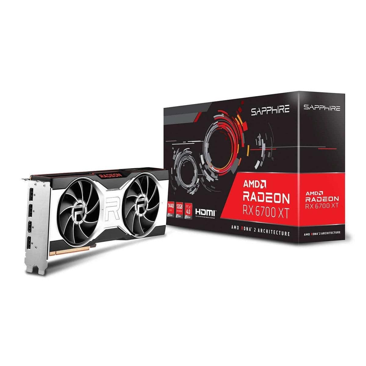 Sapphire Radeon RX 6700 XT 12GB GDDR6 Black / Silver image
