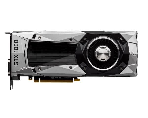 MSI Founders Edition GeForce GTX 1080 8GB GDDR5X Black / Silver main image