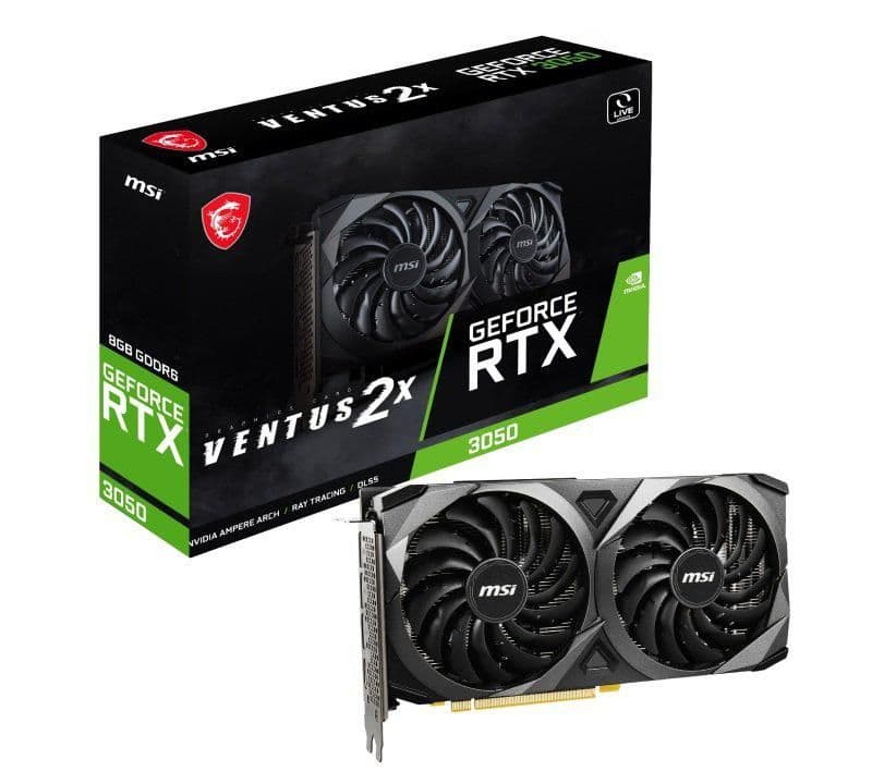 MSI GeForce RTX 3050 VENTUS 2X 8GB main image