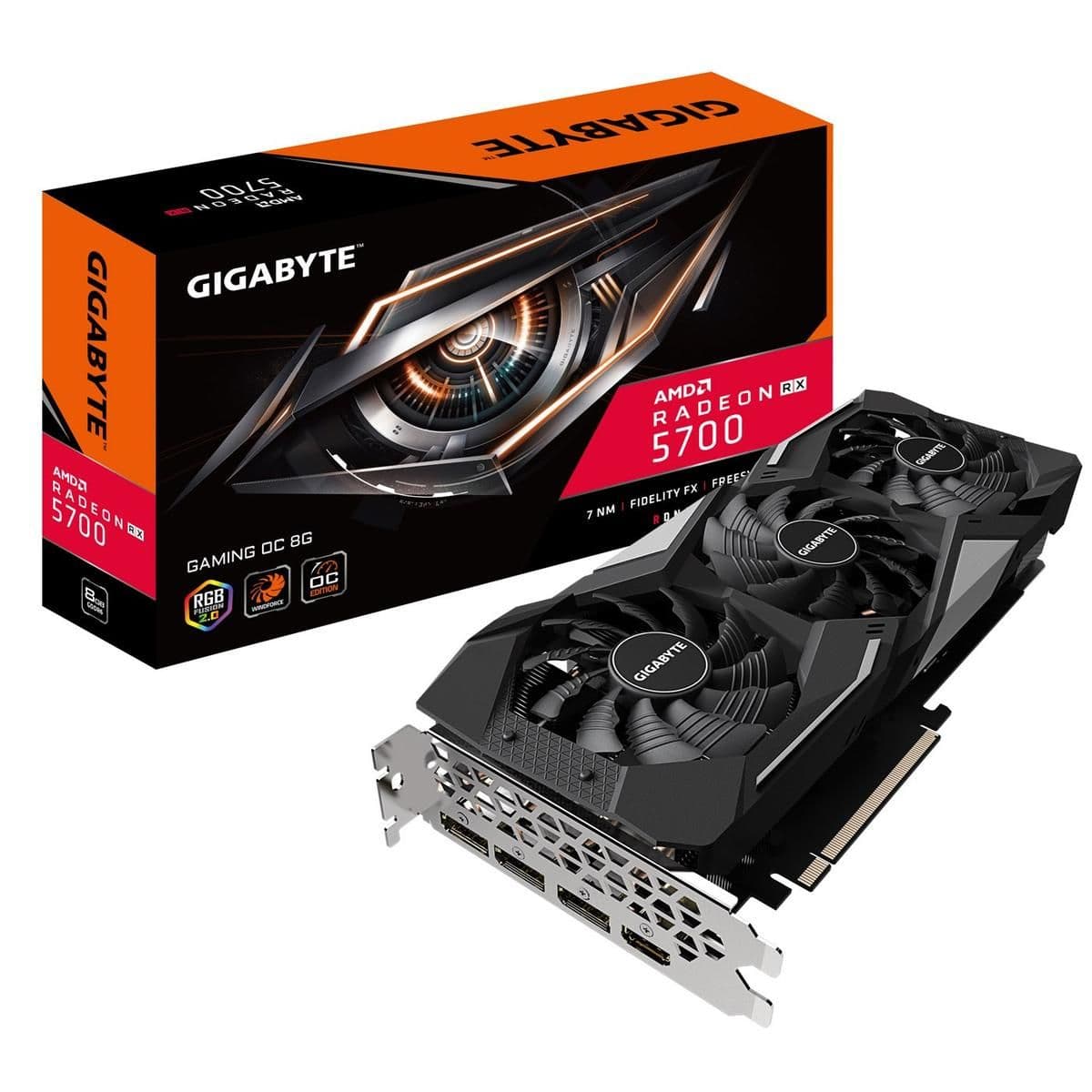 Gigabyte Radeon RX 5700 GAMING OC 8GB GDDR6 Black / Gray main image