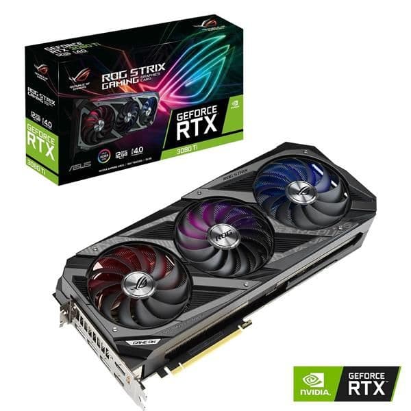 Asus ROG STRIX GAMING GeForce RTX 3080 Ti 12GB GDDR6X Black / Silver main image