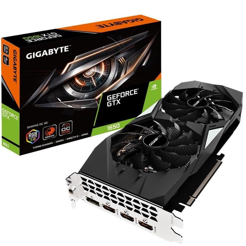 Gigabyte GeForce GTX 1650 G5 GAMING OC 4GB GDDR5 Black / Silver main image