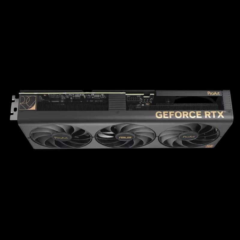 Asus ProArt Black / Gold GeForce RTX 4070 SUPER 12GB GDDR6X Black / Gold image
