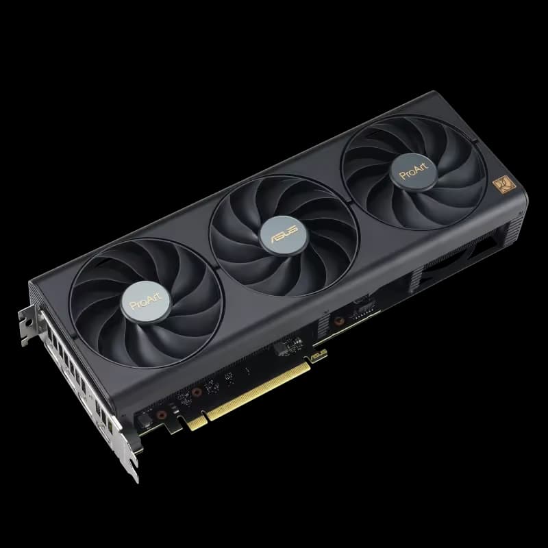 Asus ProArt Black / Gold GeForce RTX 4070 SUPER 12GB GDDR6X Black / Gold image