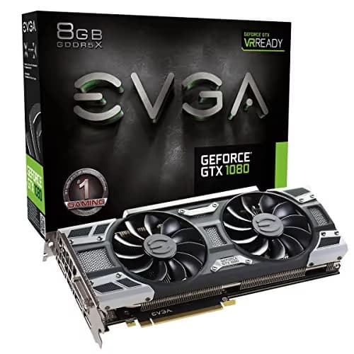 EVGA ACX 3.0 GeForce GTX 1080 8GB GDDR5X Black / Silver main image