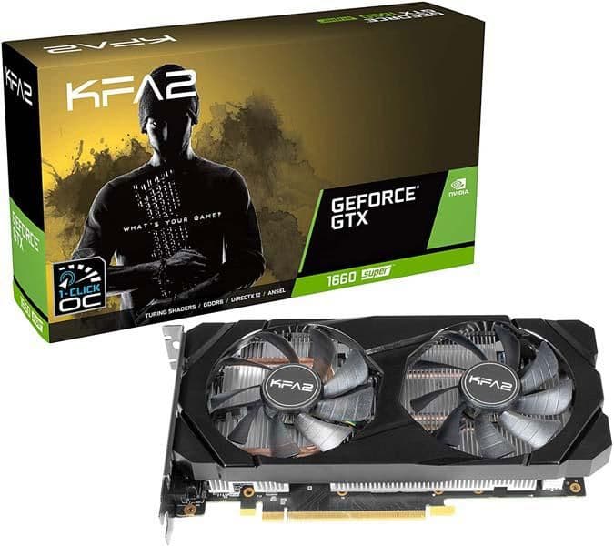 KFA2 GeForce GTX 1660 SUPER (1-Click OC) 6GB GDDR6 Black image