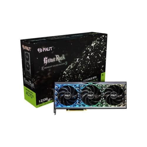 Palit GameRock Silver GeForce RTX 4070 Ti 12GB GDDR6X Silver image