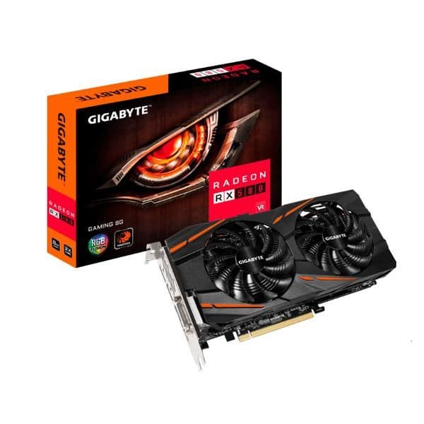 Gigabyte GAMING MI Radeon RX 580 8GB GDDR5 Black / Orange image