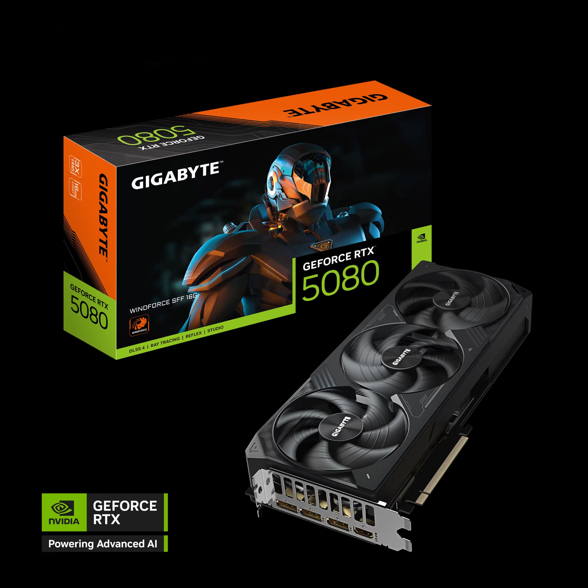 Gigabyte GeForce RTX 5080 WINDFORCE SFF 16G GDDR7 image