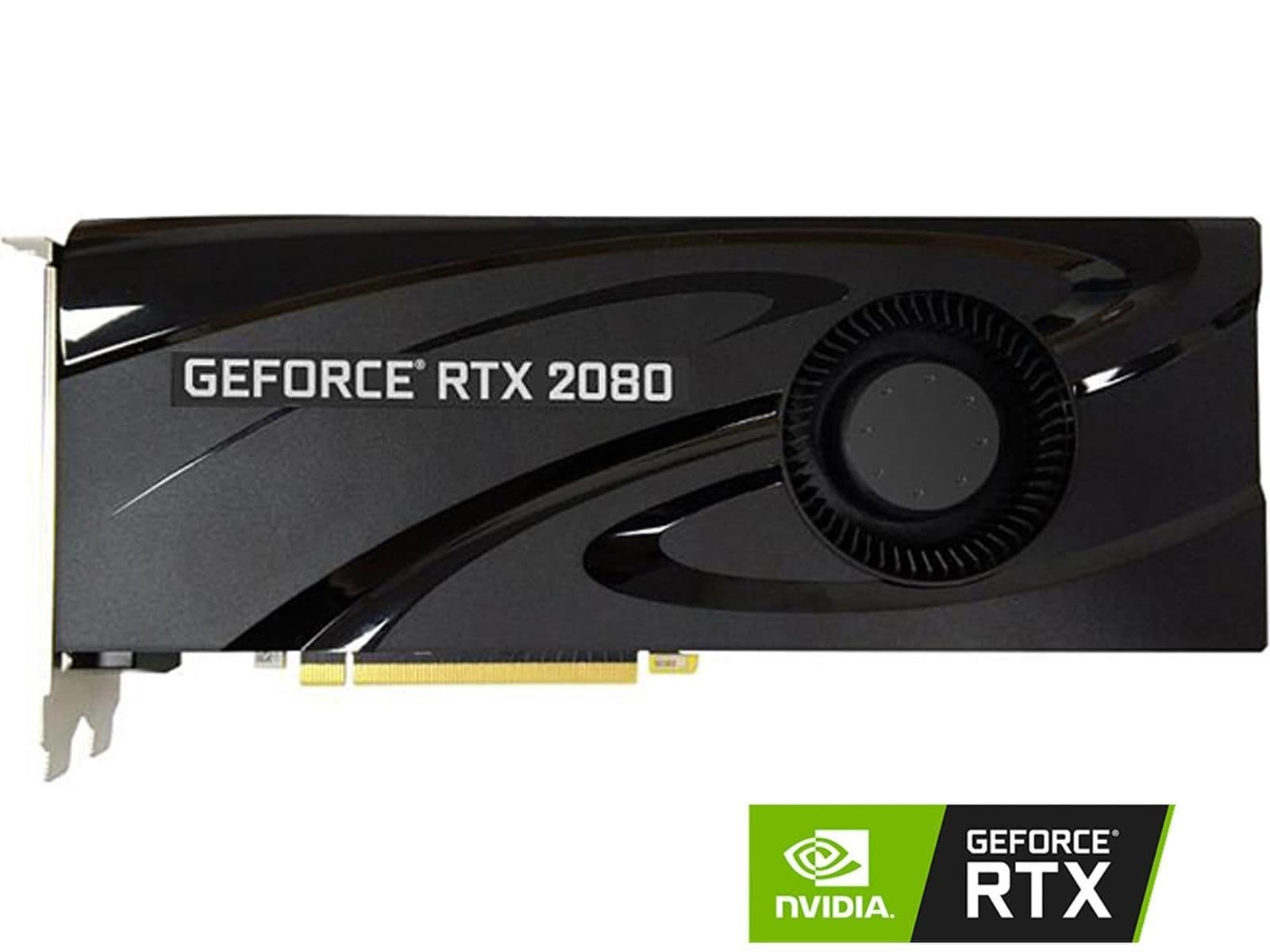 PNY Blower GeForce RTX 2080 8GB GDDR6 Black image