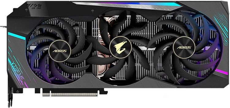 Gigabyte AORUS XTREME GeForce RTX 3080 10GB GDDR6X Black Silver image
