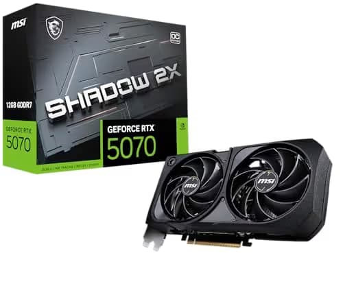 MSI GeForce RTX 5070 12G SHADOW 2X OC GDDR7 image