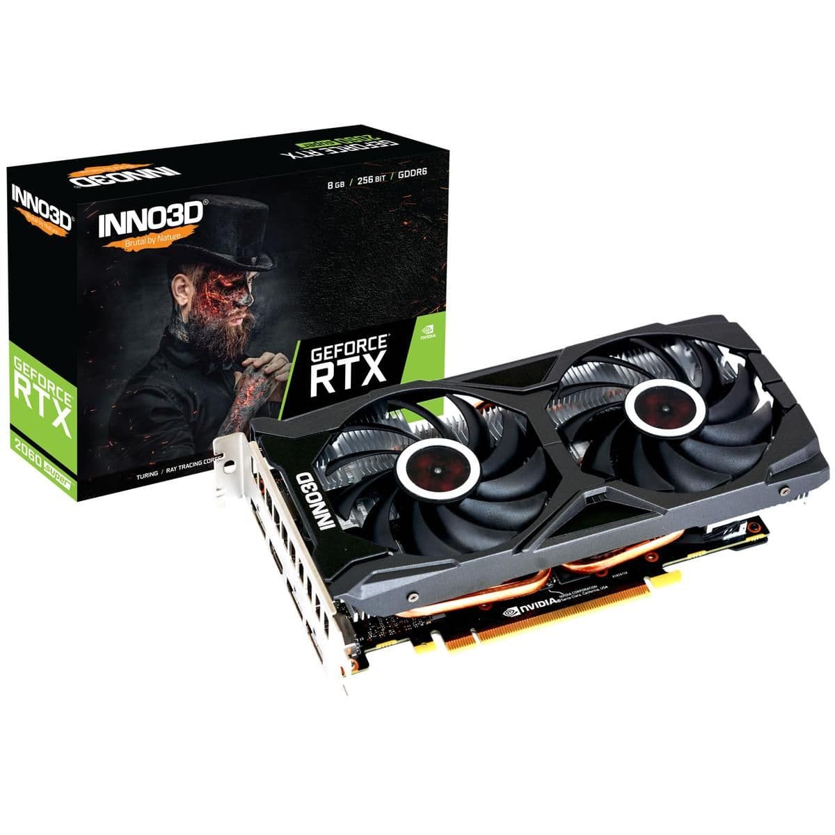 Inno3D Twin X2 OC GeForce RTX 2060 SUPER 8GB GDDR6 Black main image