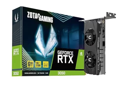 Zotac GAMING Low Profile GeForce RTX 3050 6GB GDDR6 Black main image