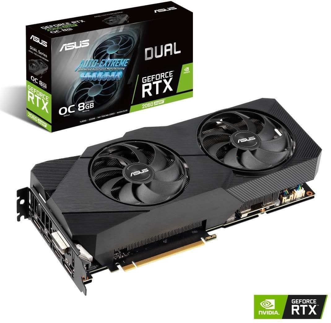Asus DUAL EVO OC GeForce RTX 2060 SUPER 8GB GDDR6 Black image