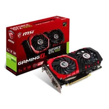 MSI GAMING X GeForce GTX 1050 2GB GDDR5 Black / Red image