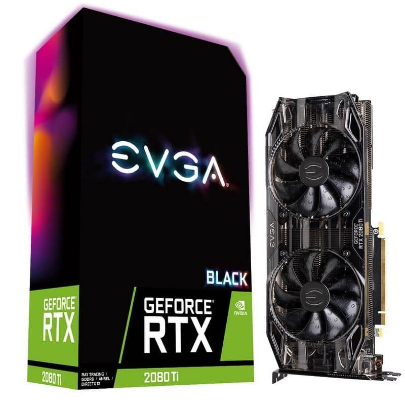 EVGA Black / Clear GeForce RTX 2080 Ti 11GB GDDR6 Black main image