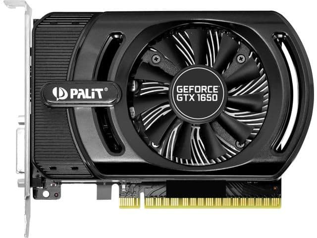 Palit StormX OC GeForce GTX 1650 G5 4GB GDDR5 Black image