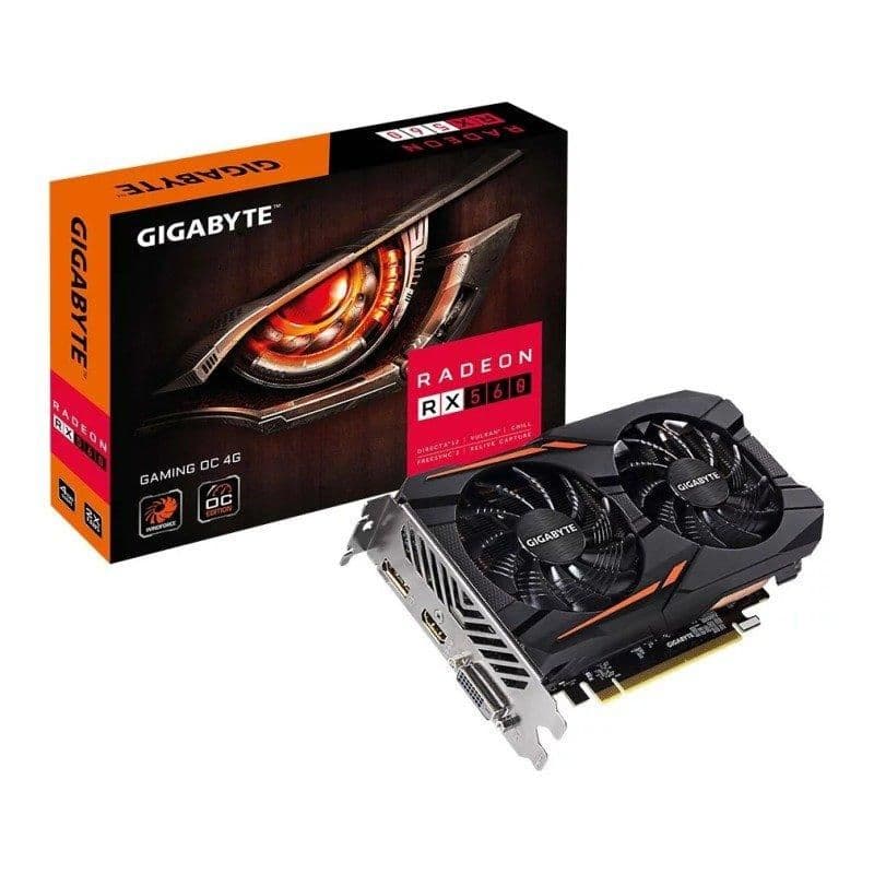 Gigabyte GAMING Radeon RX 560 - 1024 4GB GDDR5 Black / Orange main image