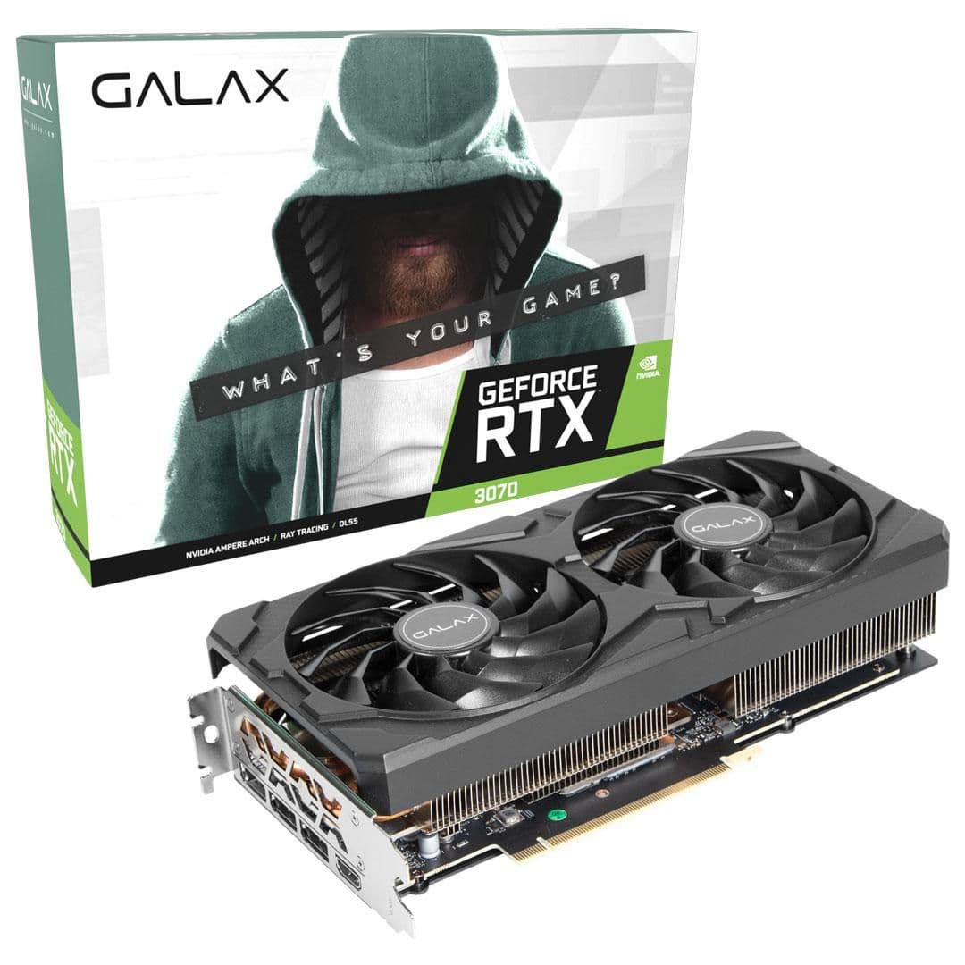 GALAX (1-click OC) GeForce RTX 3070 8GB GDDR6 Black image