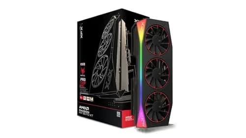 XFX Mercury AMD Radeon RX 9070XT OC Magnetic Air Edition with RGB 16GB GDDR6 image