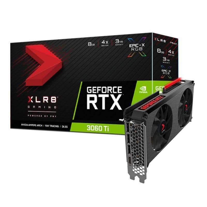 PNY XLR8 Gaming REVEL EPIC-X RGB GeForce RTX 3060 Ti 8GB GDDR6 Black image