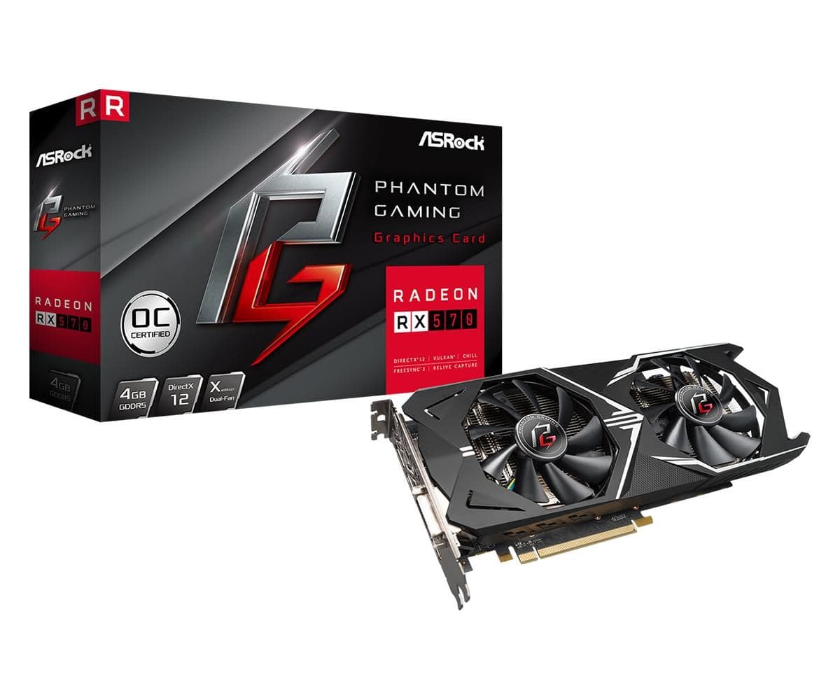 ASRock OC Radeon RX 570 8GB GDDR5 Black / Silver main image