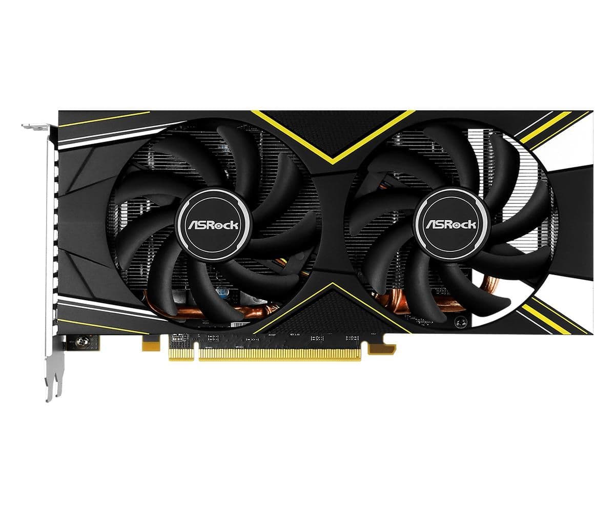 ASRock Challenger D OC Radeon RX 5500 XT 4GB GDDR6 Black / Yellow image