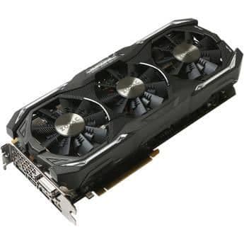 Zotac AMP GeForce GTX 1080 8GB GDDR5X Black image