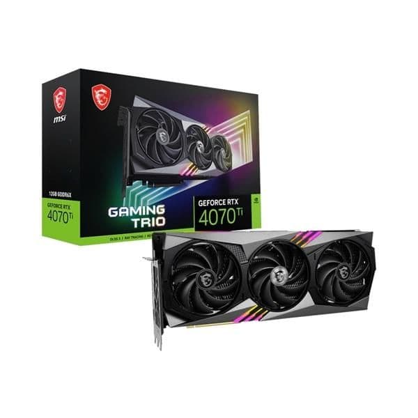 MSI GAMING TRIO GeForce RTX 4070 Ti 12GB GDDR6X Black main image