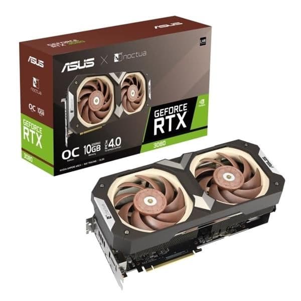 Asus Noctua OC GeForce RTX 3080 10GB LHR 10GB GDDR6X Brown image