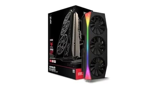 XFX Mercury AMD Radeon RX 9070 XT OC Gaming Edition with RGB 16GB GDDR6 image