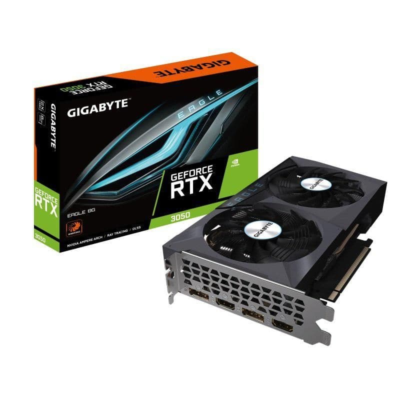 Gigabyte EAGLE GeForce RTX 3050 8GB GDDR6 Black image
