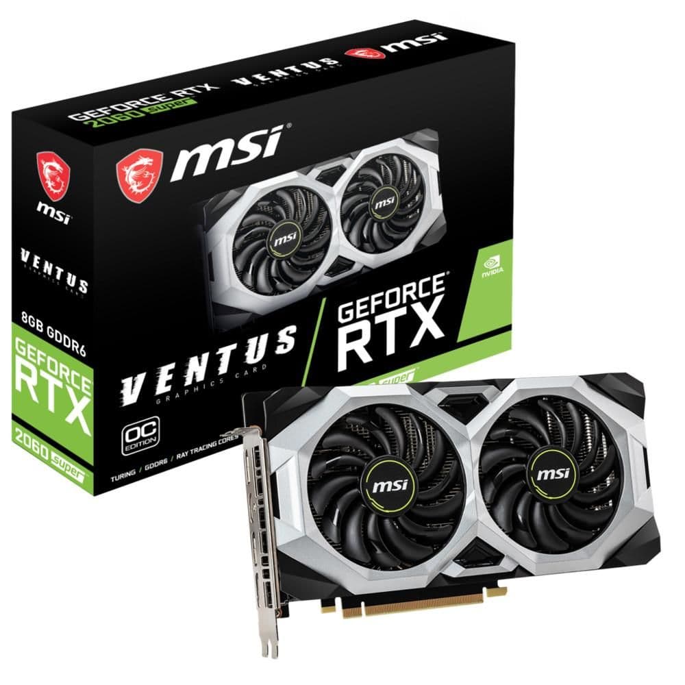 MSI VENTUS GeForce RTX 2060 SUPER 8GB GDDR6 Black / Silver image