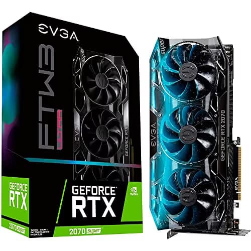 EVGA GeForce RTX 2070 SUPER FTW3 ULTRA GAMING 8GB GDDR6 Transparent image