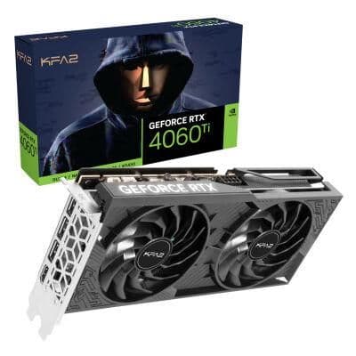 KFA2 (1-Click OC) GeForce RTX 4060 Ti 8GB GDDR6 Black image