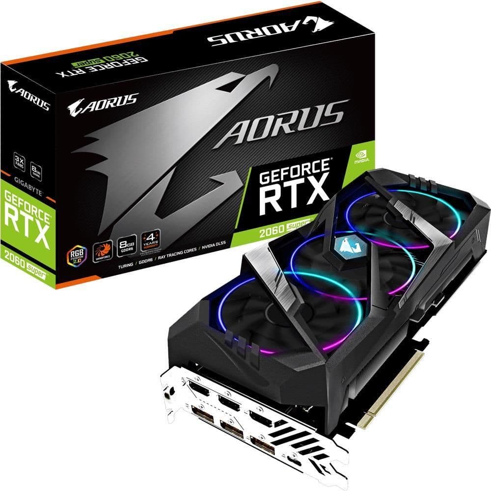 Gigabyte AORUS GeForce RTX 2060 SUPER 8GB GDDR6 Black image