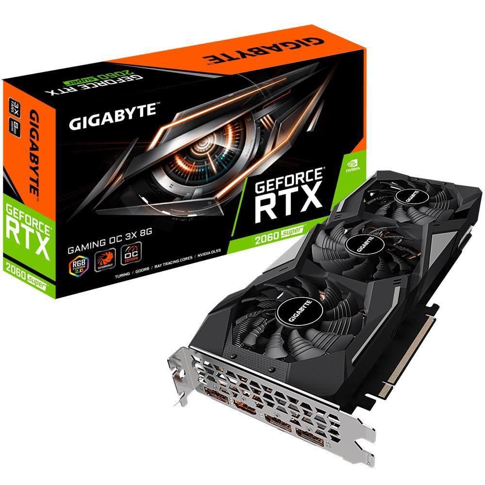 Gigabyte GAMING OC 3X GeForce RTX 2060 SUPER 8GB GDDR6 Black main image