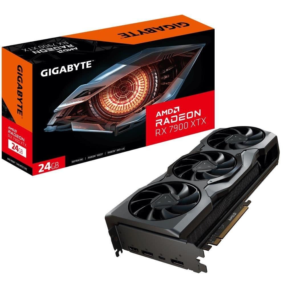 Gigabyte GV-R79XTX-24GC-B Radeon RX 7900 XTX 24GB GDDR6 Black image