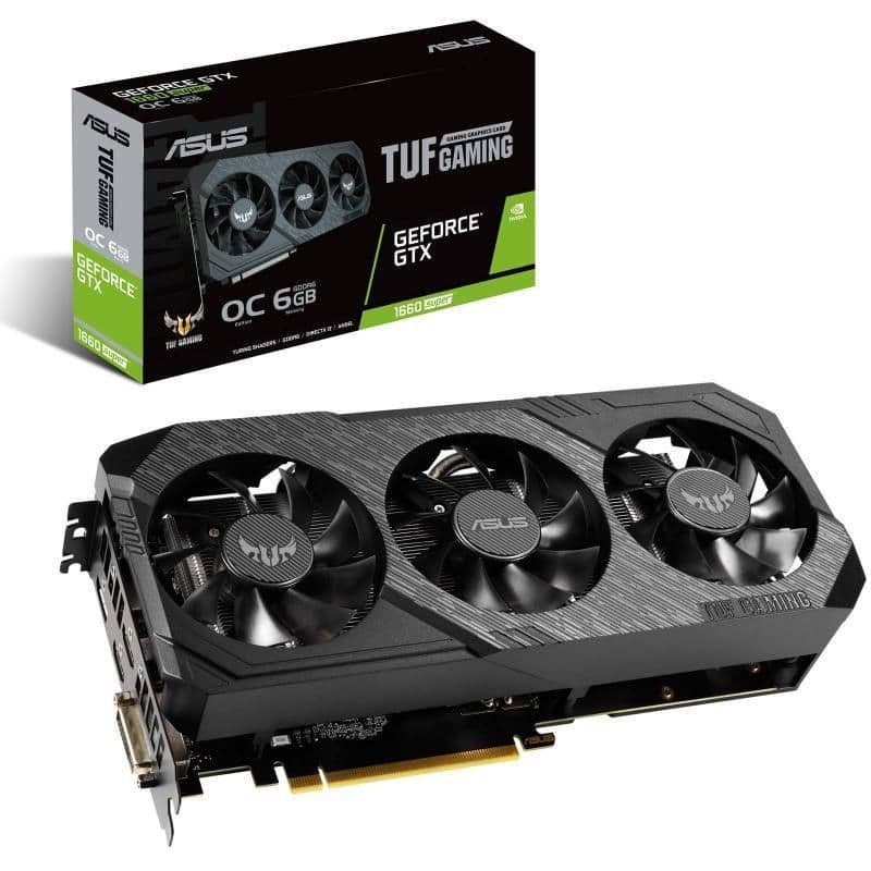 Asus GeForce GTX 1660 TUF GAMING OC 6GB GDDR5 Black main image