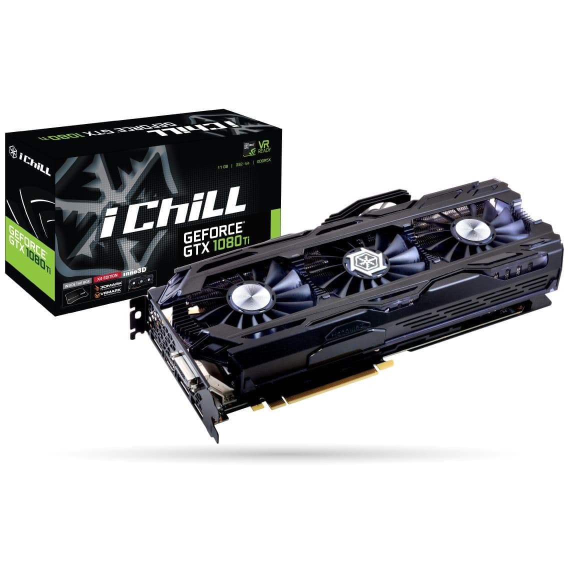 Inno3D iChill GeForce GTX 1080 Ti 11GB GDDR5X Black / Silver image