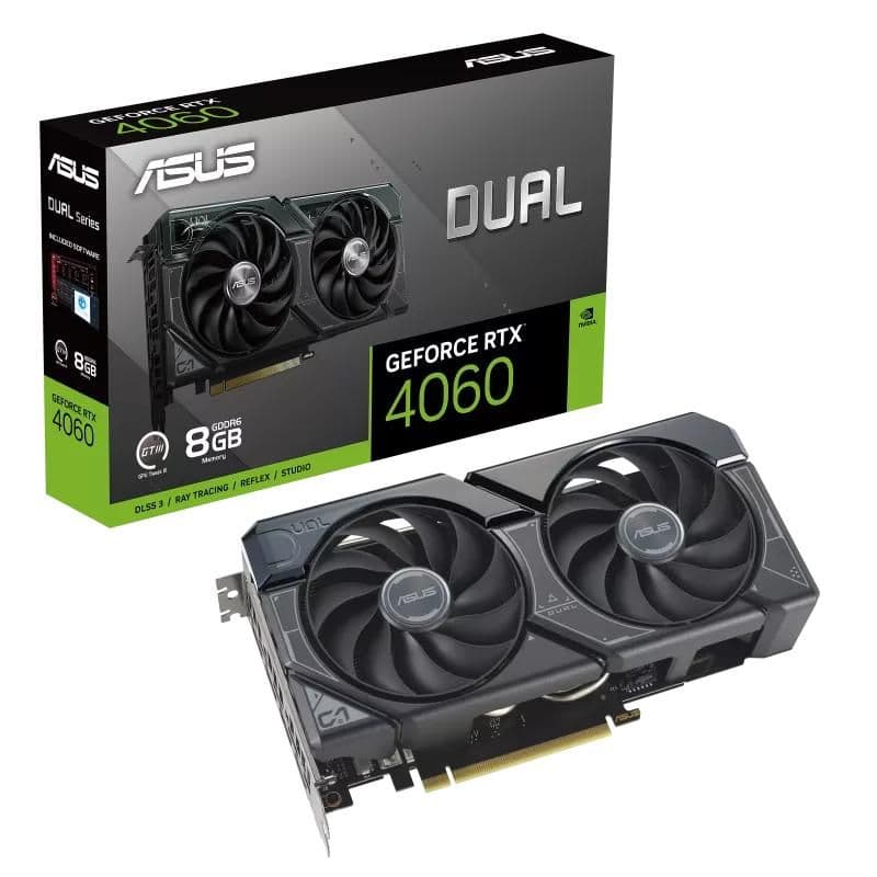 Asus DUAL GeForce RTX 4060 8GB GDDR6 Black image