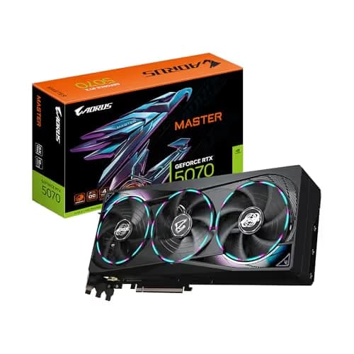 Gigabyte AORUS GeForce RTX 5070 MASTER 12G GDDR7 main image