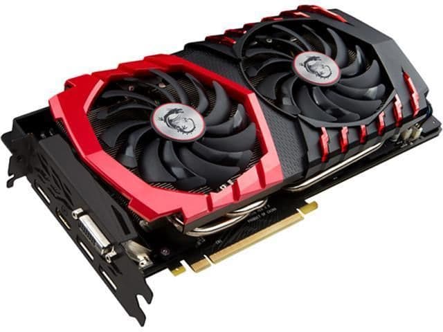 MSI GAMING GeForce GTX 1070 8GB GDDR5 Red / Black main image