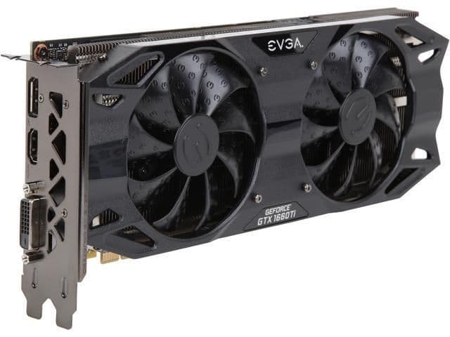 EVGA XC ULTRA BLACK GAMING GeForce GTX 1660 Ti 6GB GDDR6 Black main image