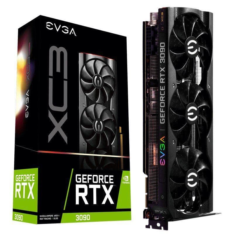 EVGA XC3 GAMING GeForce RTX 3090 24GB GDDR6X Black / Red main image