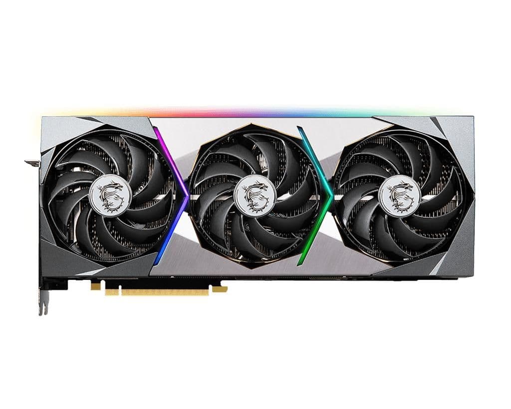 MSI SUPRIM GeForce RTX 3080 Ti 12GB GDDR6X Black / Silver image